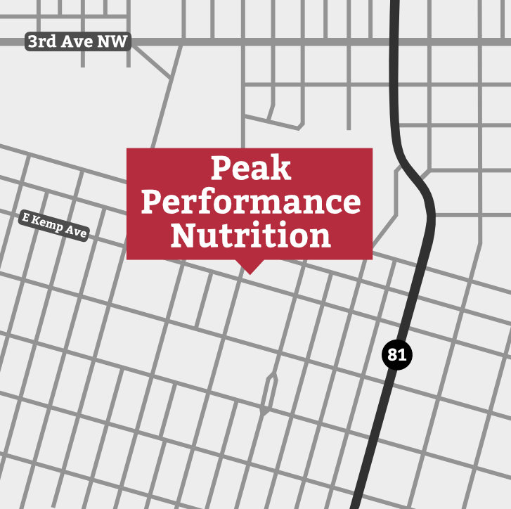 Peak Perfromanace Nutrition Location