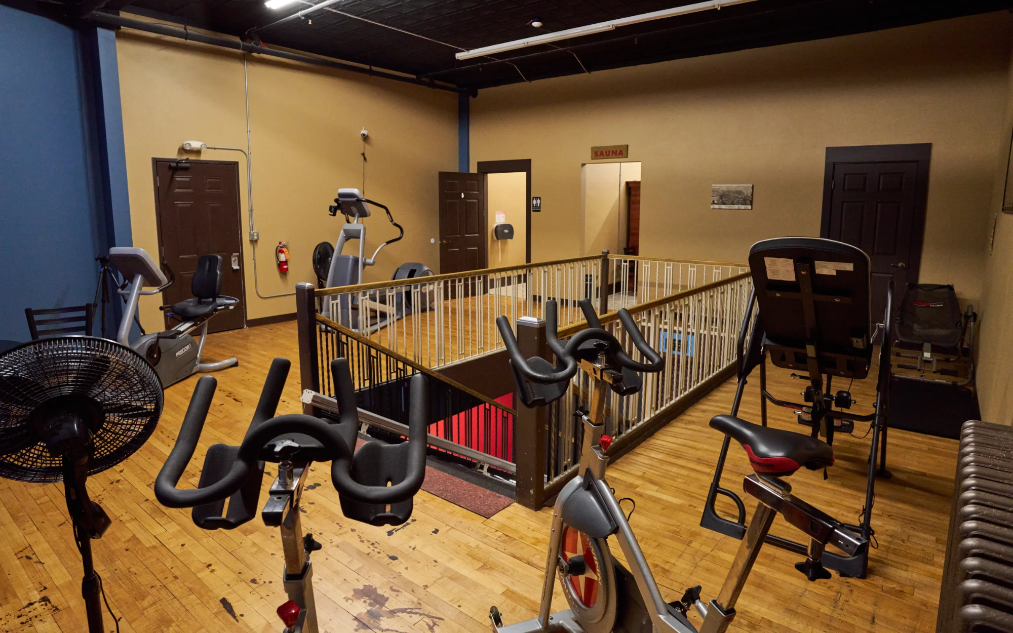 Upstairs Equipment